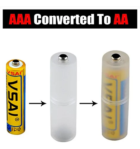 Miniatura 2 de CONVERTIDOR DE PILAS AAA EN AA X2