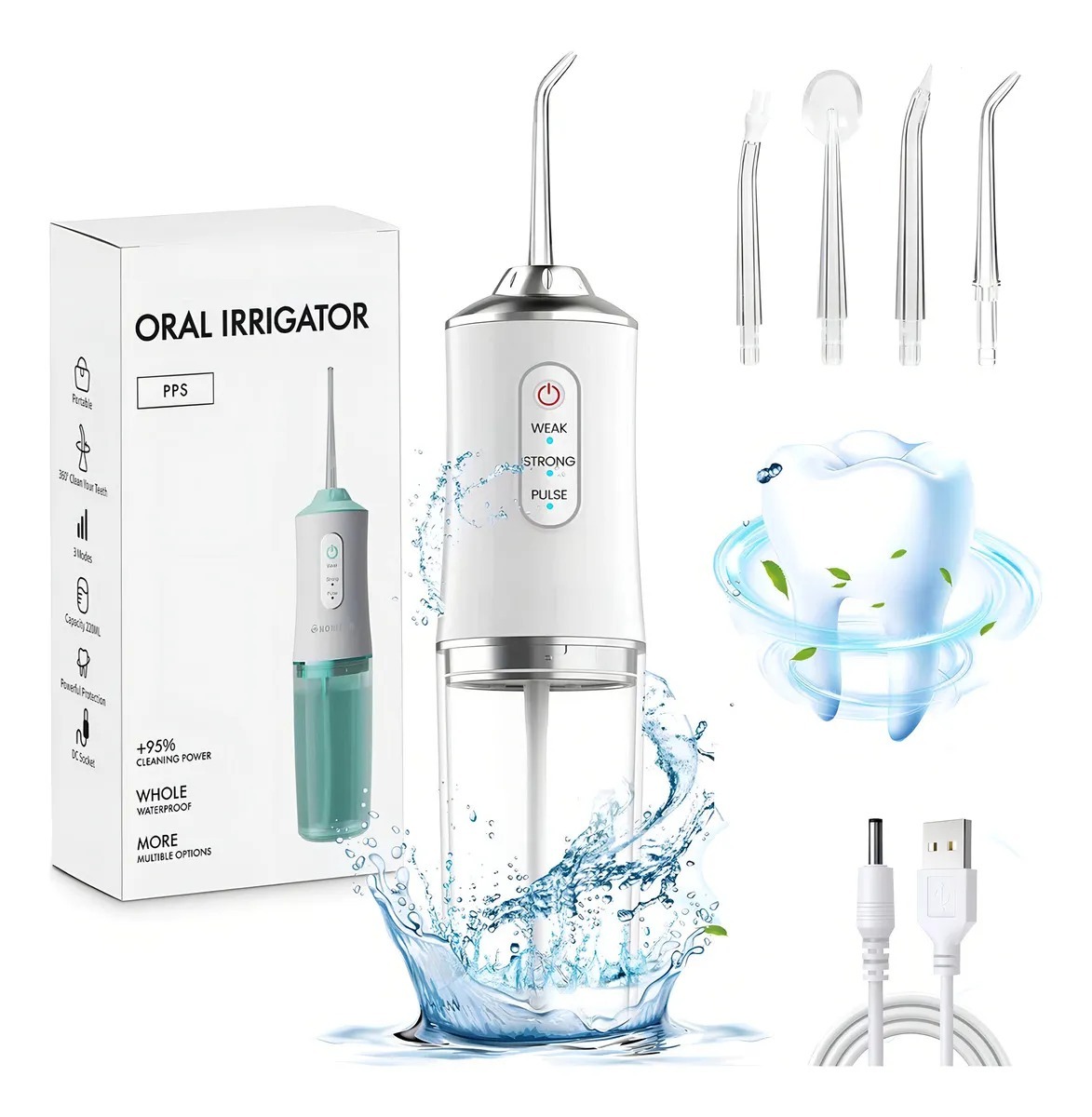 Miniatura 3 de Irrigador Oral Recargable Ipx7