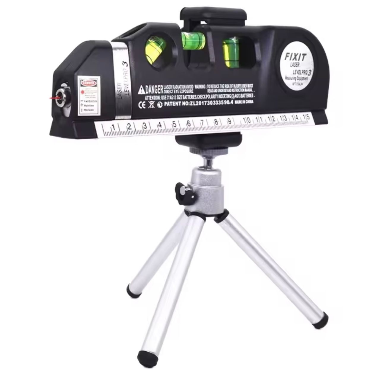 Metro nivel láser con trípode