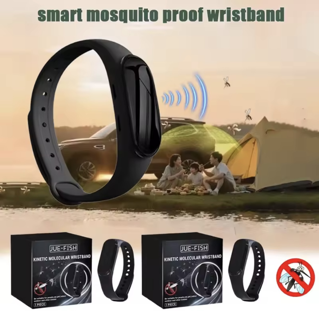 Miniatura 5 de PULSERA REPELENTE MOSQUITOS ULTRASONICA