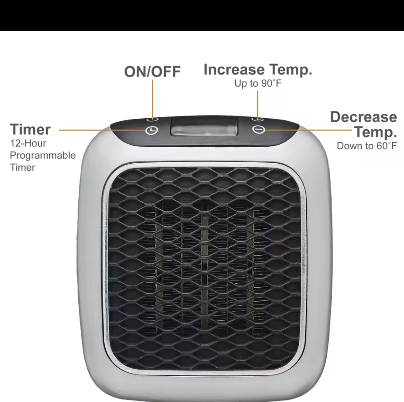 CALEFACTOR DE AMBIENTE CON CONTROL