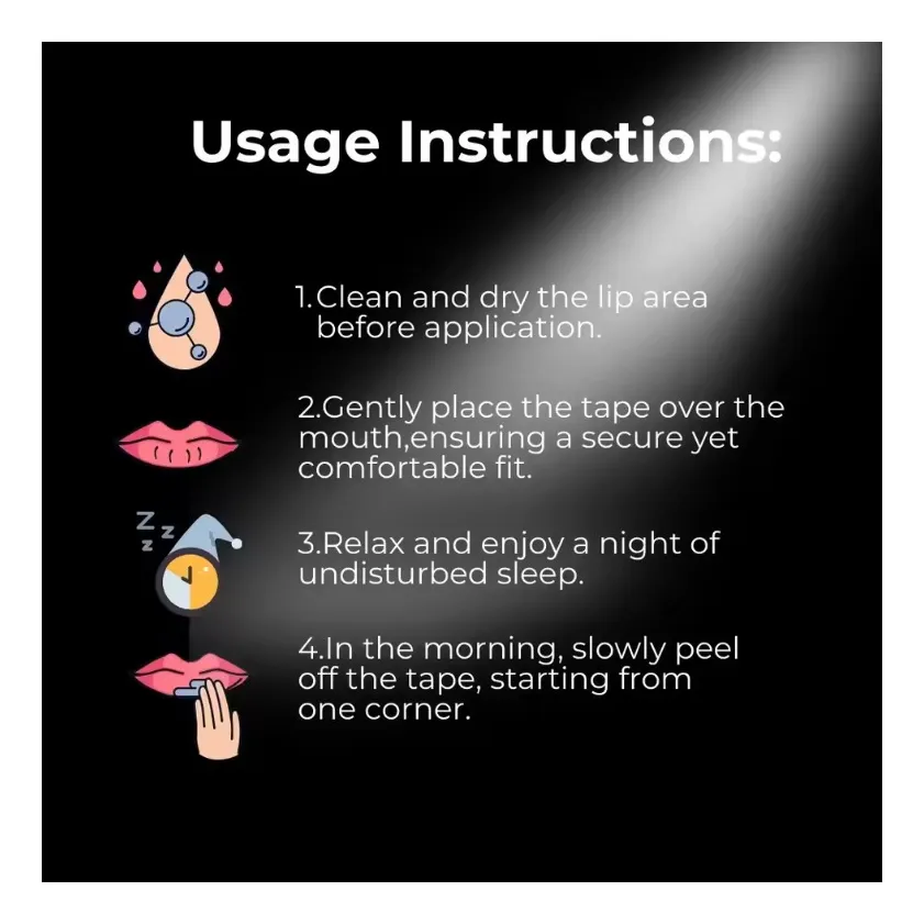 CINTA ANTIRRONQUIDOS MOUTH TAPE X30