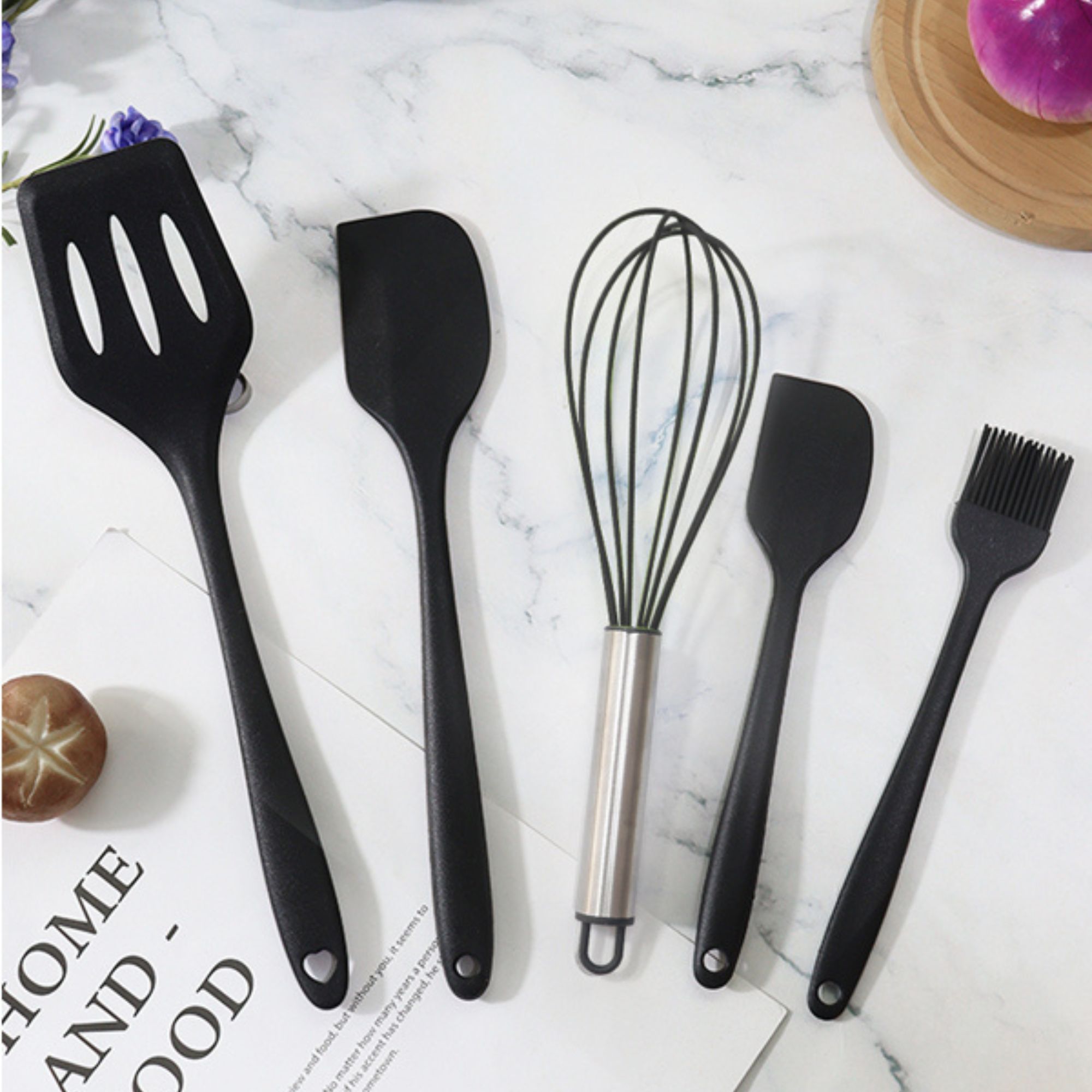 Miniatura 4 de Set de 5 espátulas de Silicona