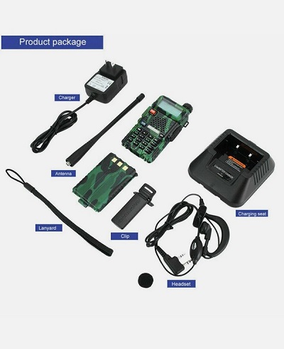 1 RADIO BAOFENG UV5R COLOR VERDE