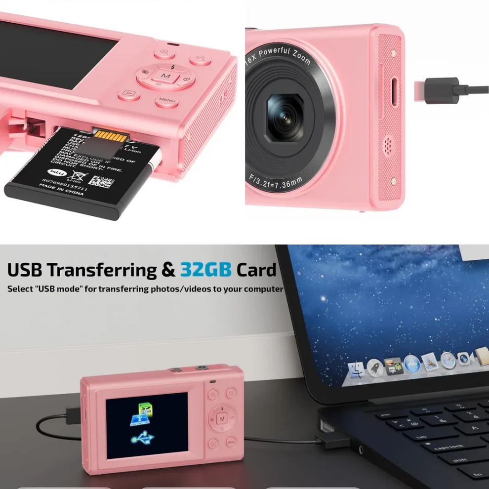 Cámara Digital 4k 1080P