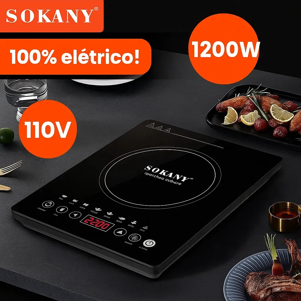 Estufa De Inducción 1 Puesto Sokany