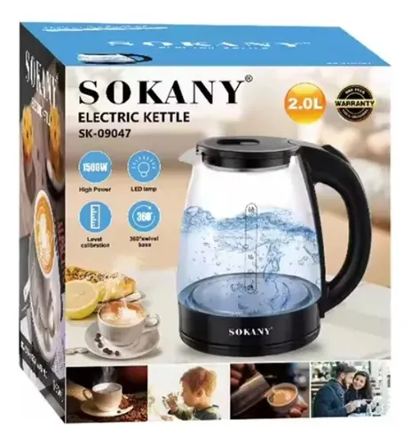 Hervidor De Agua Sokany 2Litros