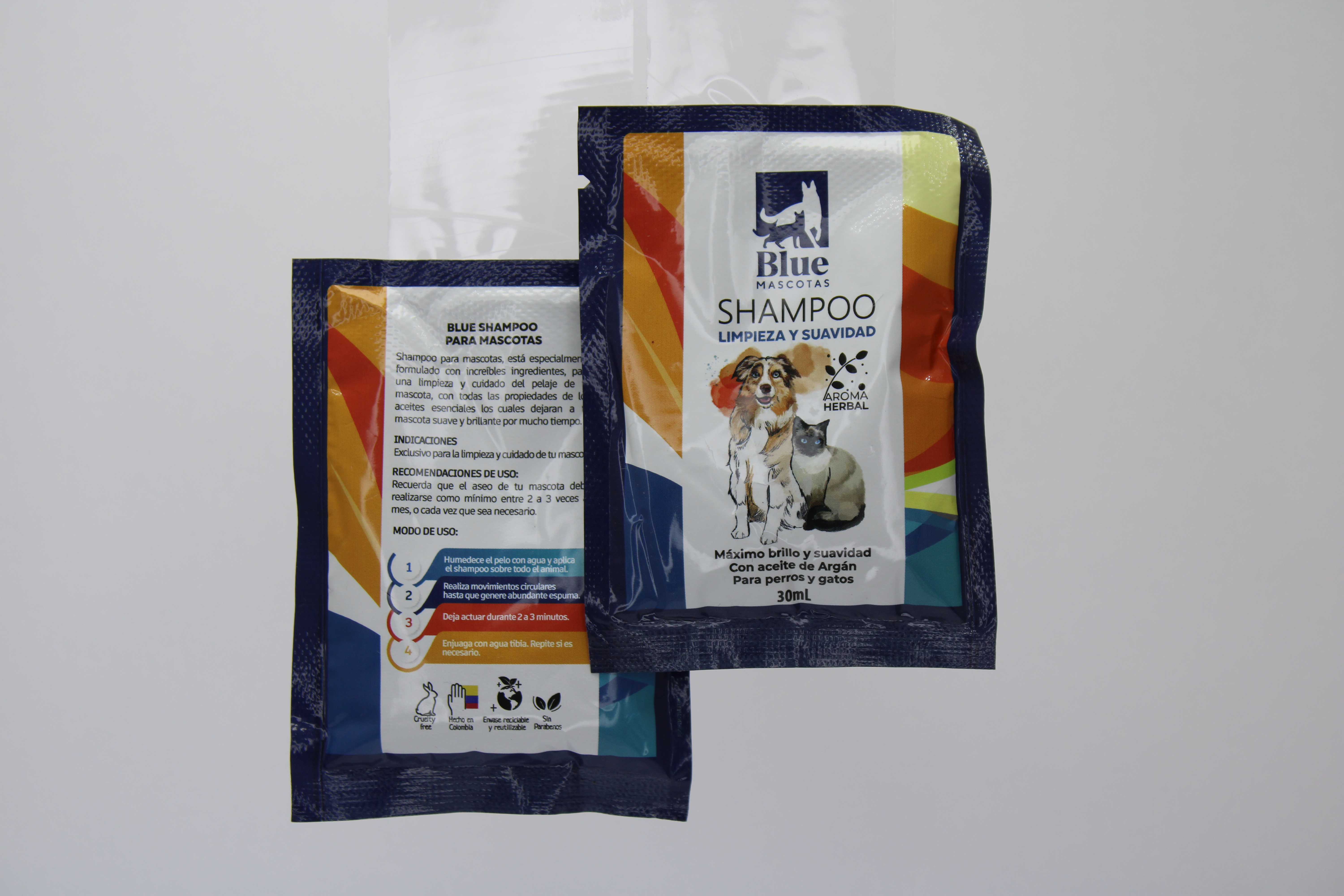 Shampoo Blue Perros Sachet 30 ml 2