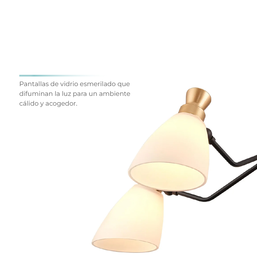 Miniatura 3 de Lámpara Colgante Spider 5 Luces E14