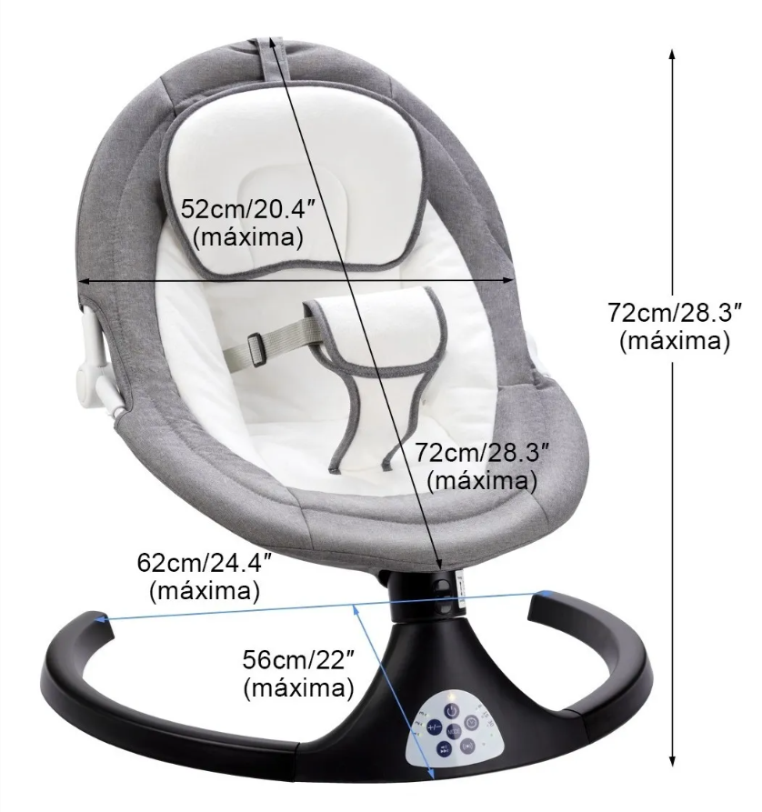 Miniatura 2 de ASIENTO MECEDOR CON COMEDOR BEBE👶🏻
