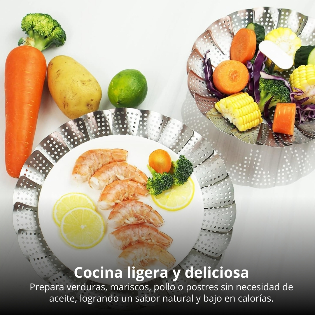 Miniatura 6 de CESTA DE VAPOR EXPANDIBLE DE ACERO