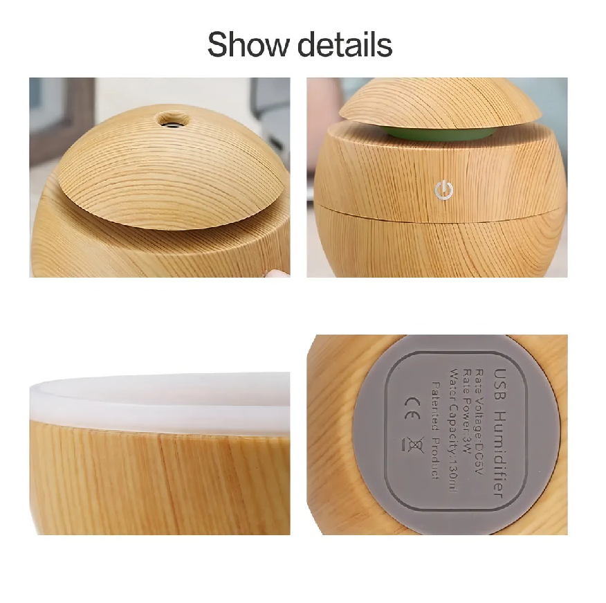 Miniatura 2 de Humidificador Aire Difusor Diseño Madera