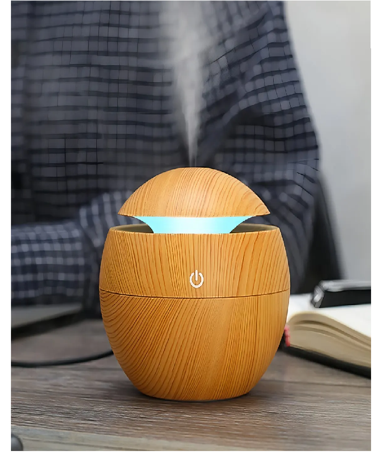 Humidificador Aire Difusor Diseño Madera
