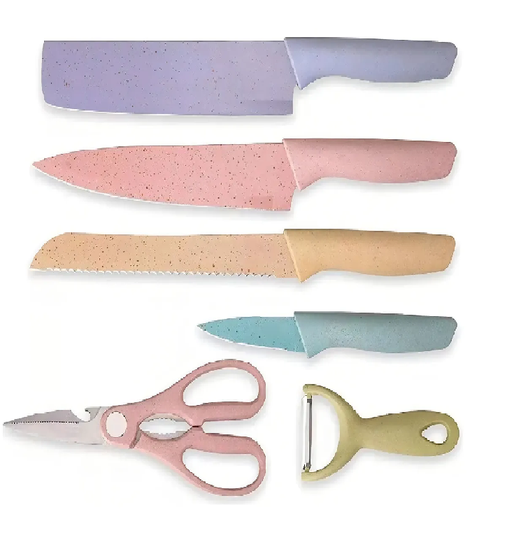 Miniatura 3 de Set De Cuchillos Colores Pastel X6 Pieza