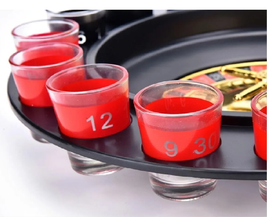 Miniatura 3 de Juego De Ruleta De Casino Con 16 Tragos