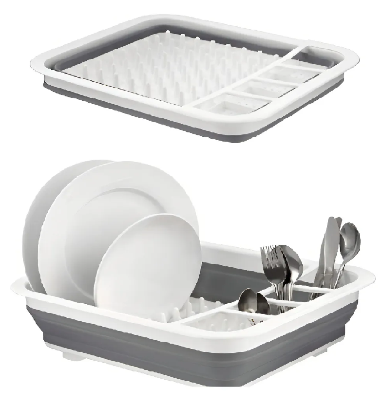 Miniatura 3 de Estante De Platos Plegable Escurridor De
