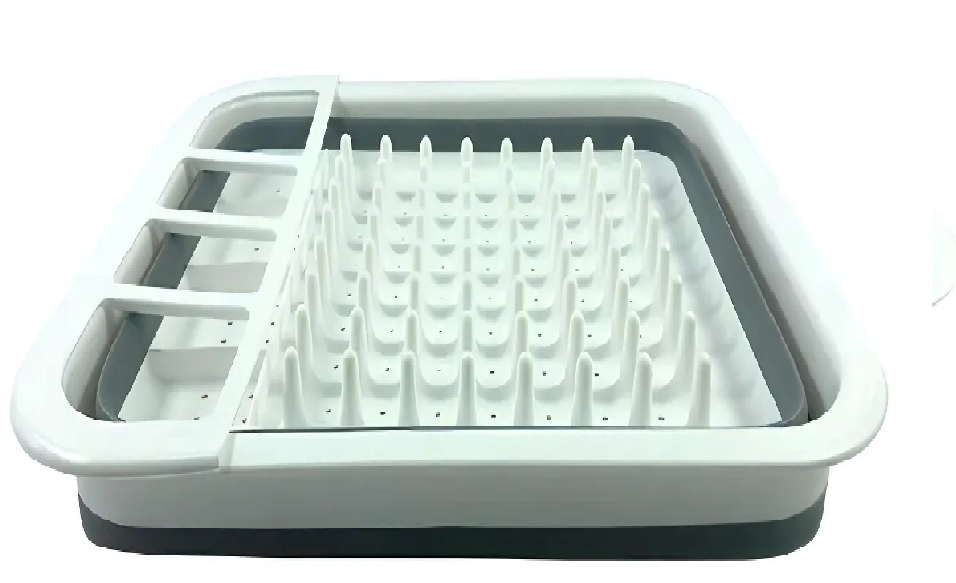 Estante De Platos Plegable Escurridor De