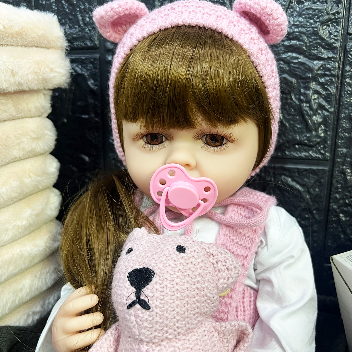 Miniatura 4 de Muñeca Bebé Realista Didáctica AD2204-1