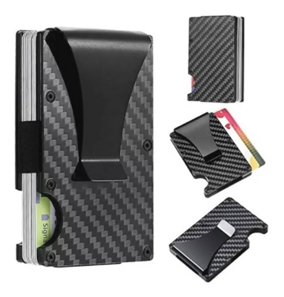 TARJETERO CARTERA-FIBRA DE CARBONO