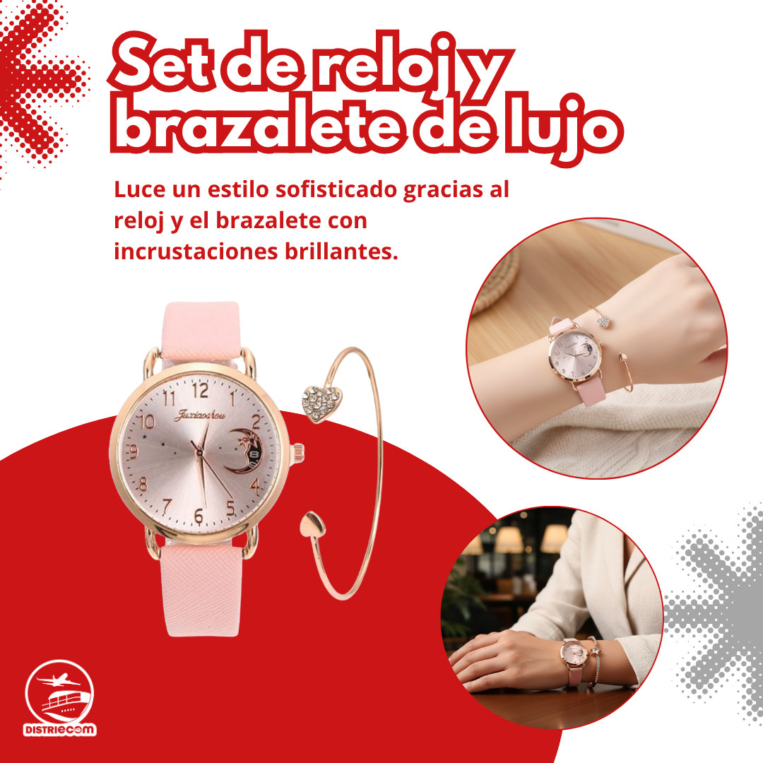 Miniatura 4 de SET DE RELOJ Y BRAZALETE DE LUJO