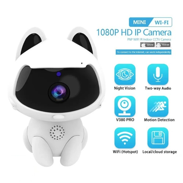 CAMARA IP GATO V380