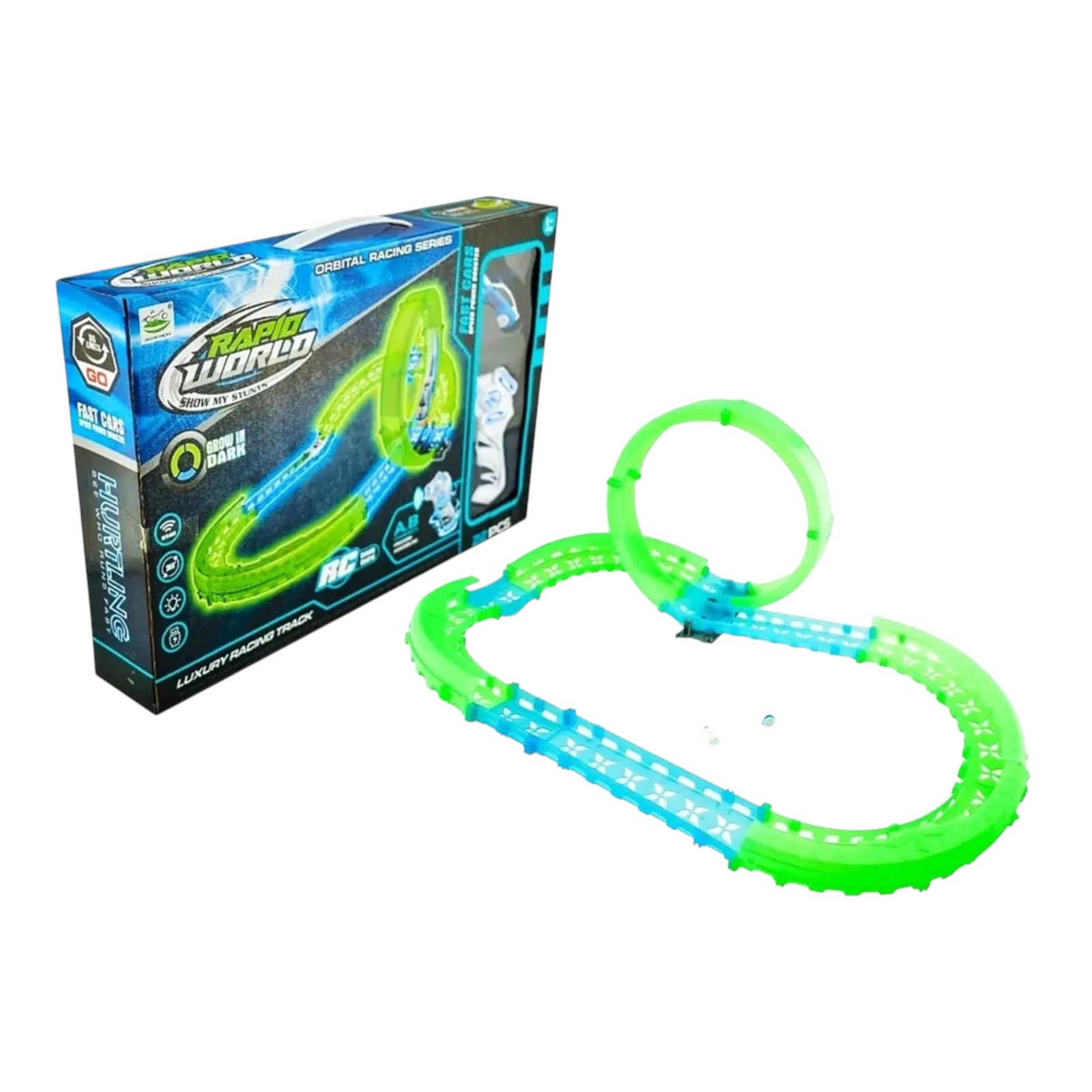 Miniatura 3 de Pista De Carrera Neon 60x40