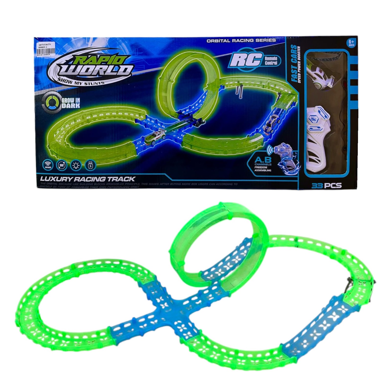 Pista De Carrera Neon 60x40