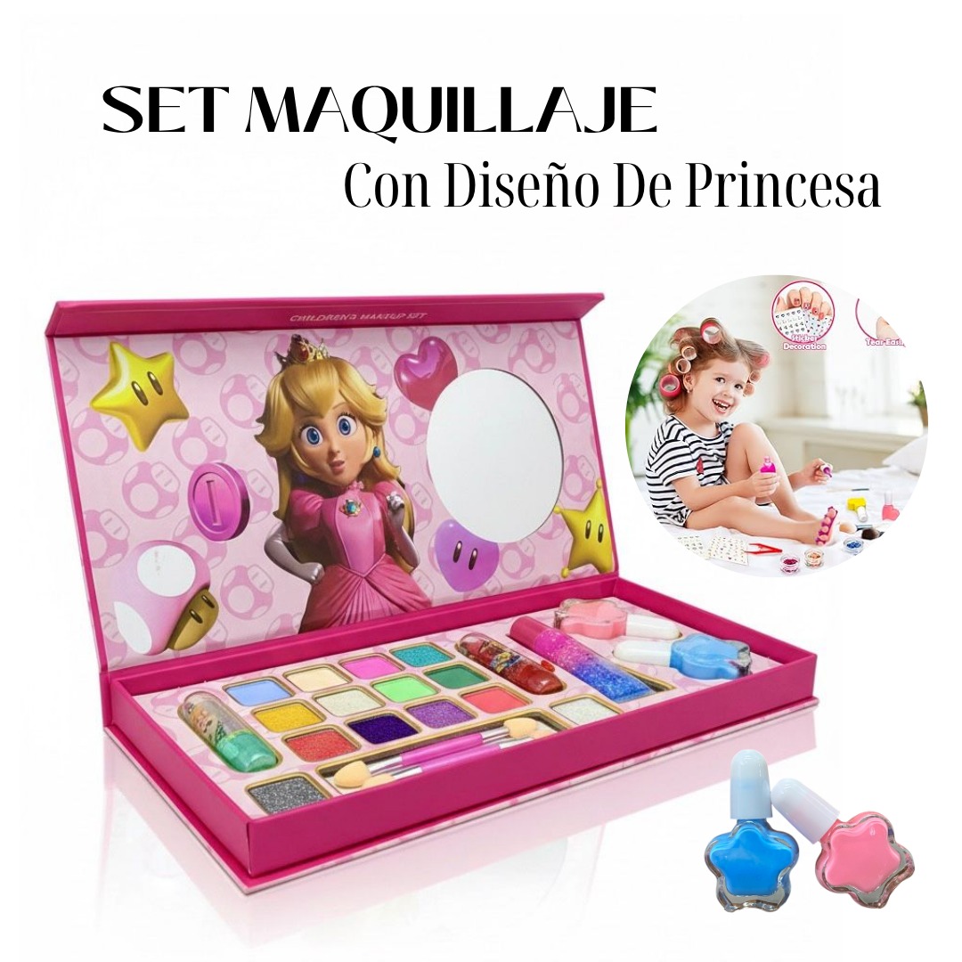 Miniatura 2 de Set de Maquillaje Infantil Princesa Peac