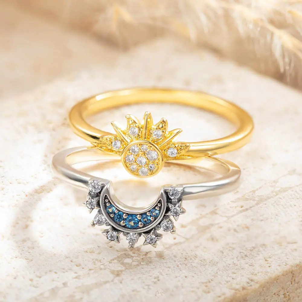 Miniatura 8 de ANILLO ECLIPSE SAGRADO SOL Y LUNA CAJARE