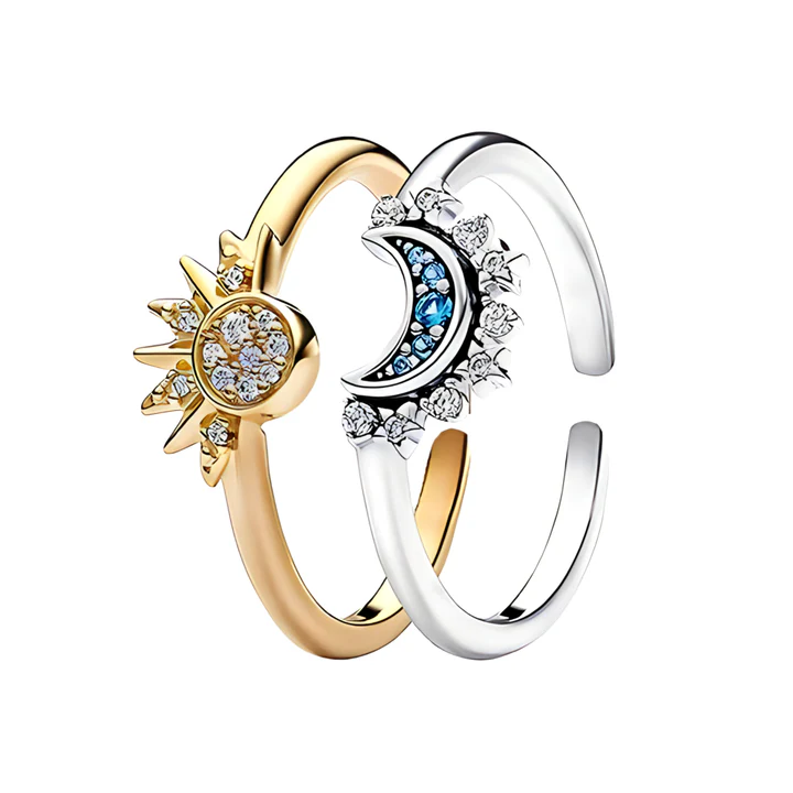 Miniatura 10 de ANILLO ECLIPSE SAGRADO SOL Y LUNA CAJARE