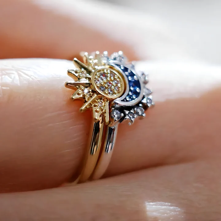 Miniatura 12 de ANILLO ECLIPSE SAGRADO SOL Y LUNA CAJARE