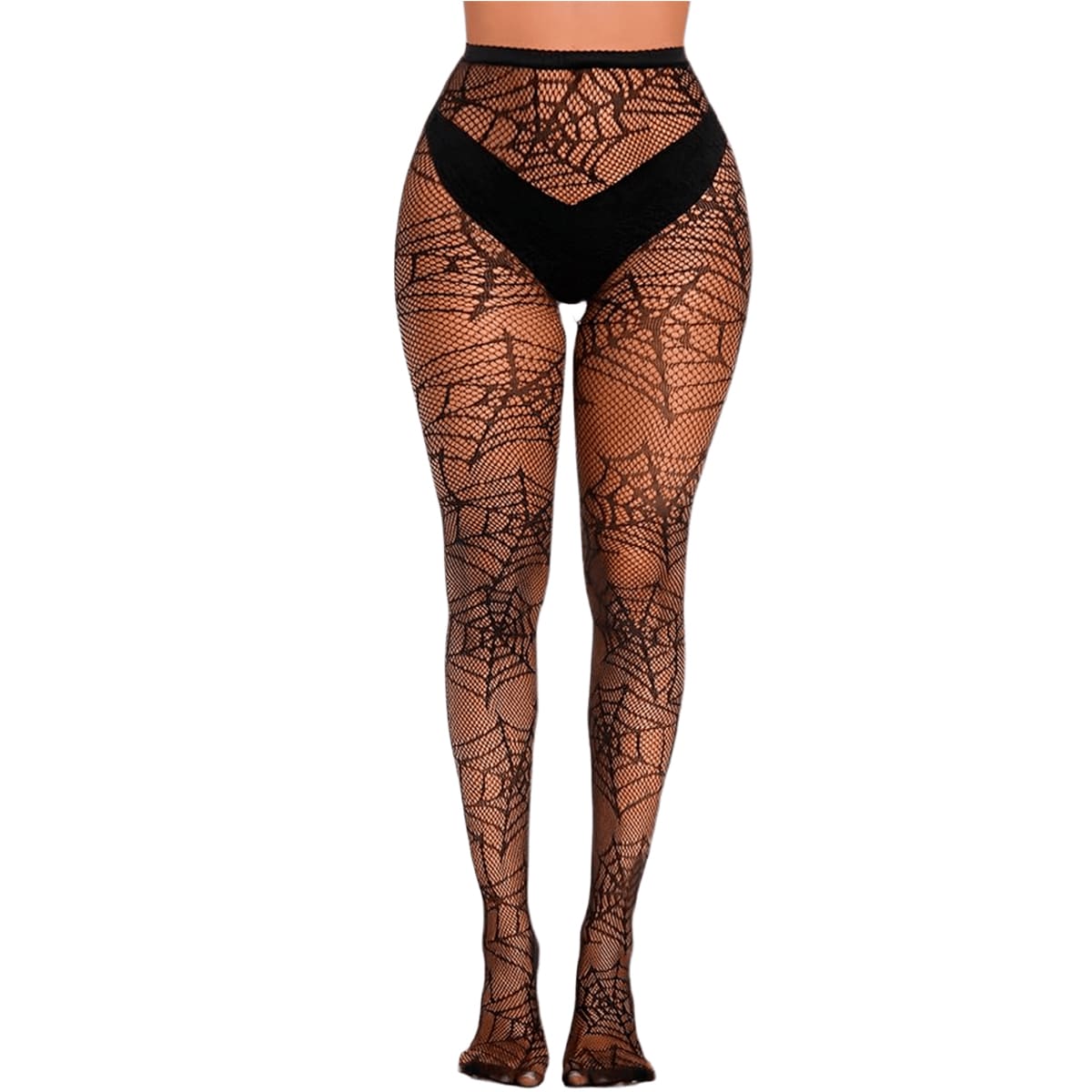 Miniatura 5 de Panty Medias Negras Telaraña WW1012-7