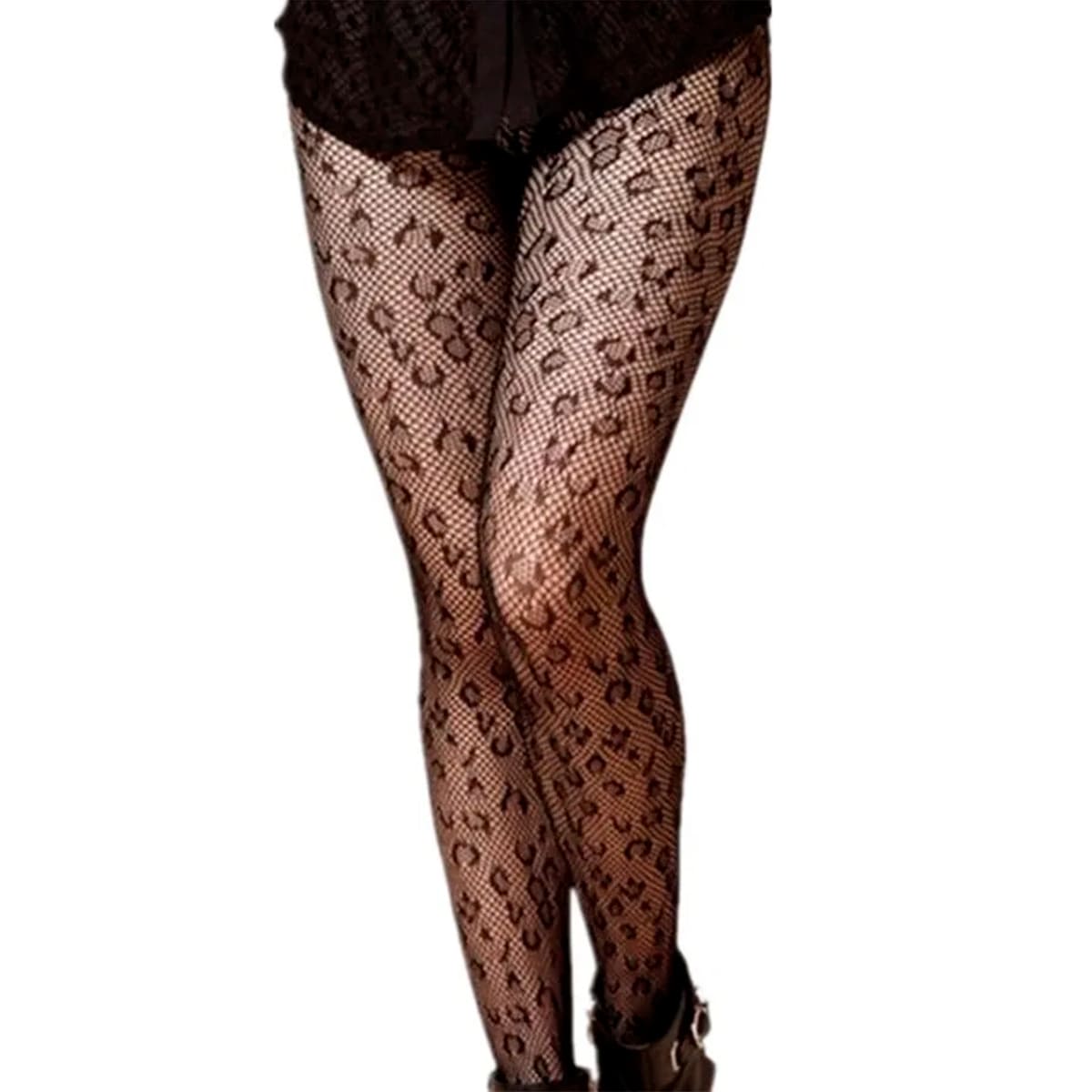 Miniatura 6 de Panty Medias Negras Animal WW1012-10