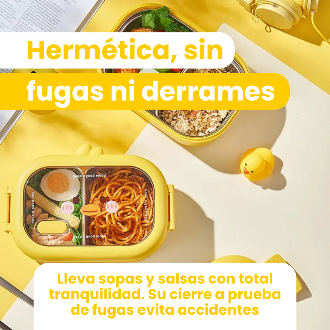 Miniatura 4 de LONCHERA HERMÉTICA DE ACERO INOXIDABLE