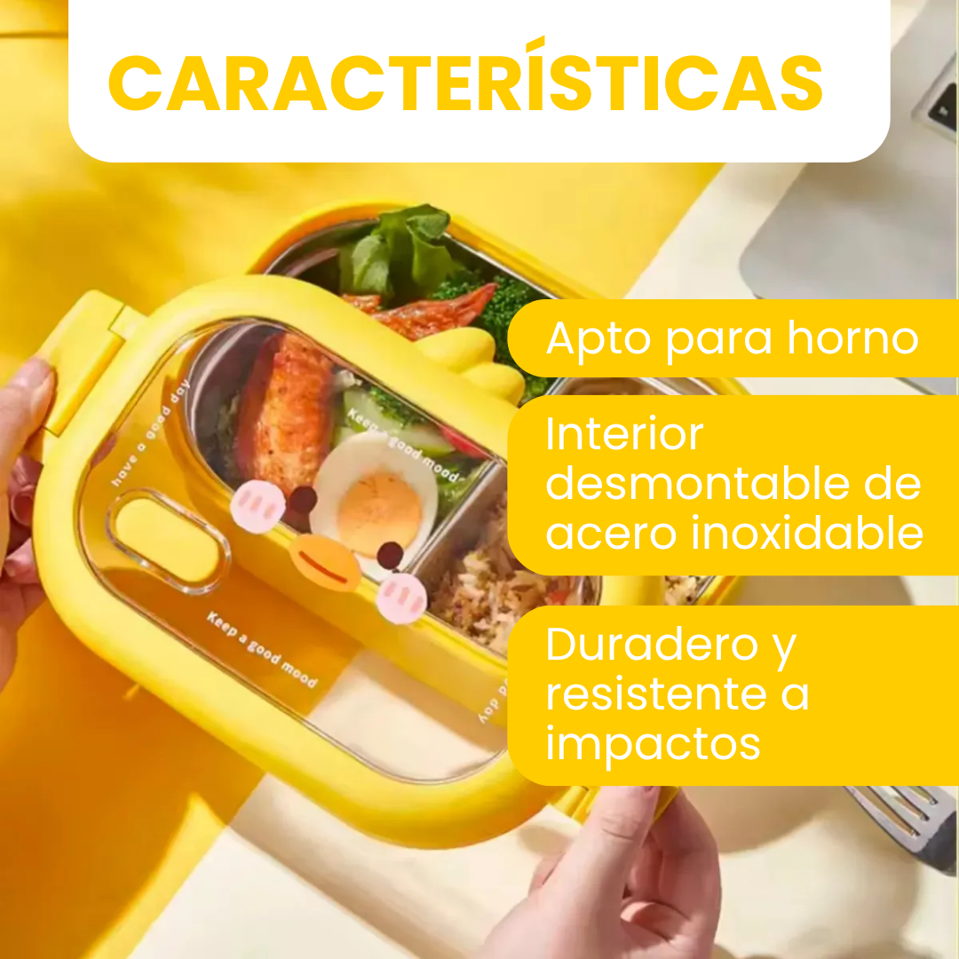 Miniatura 3 de LONCHERA HERMÉTICA DE ACERO INOXIDABLE