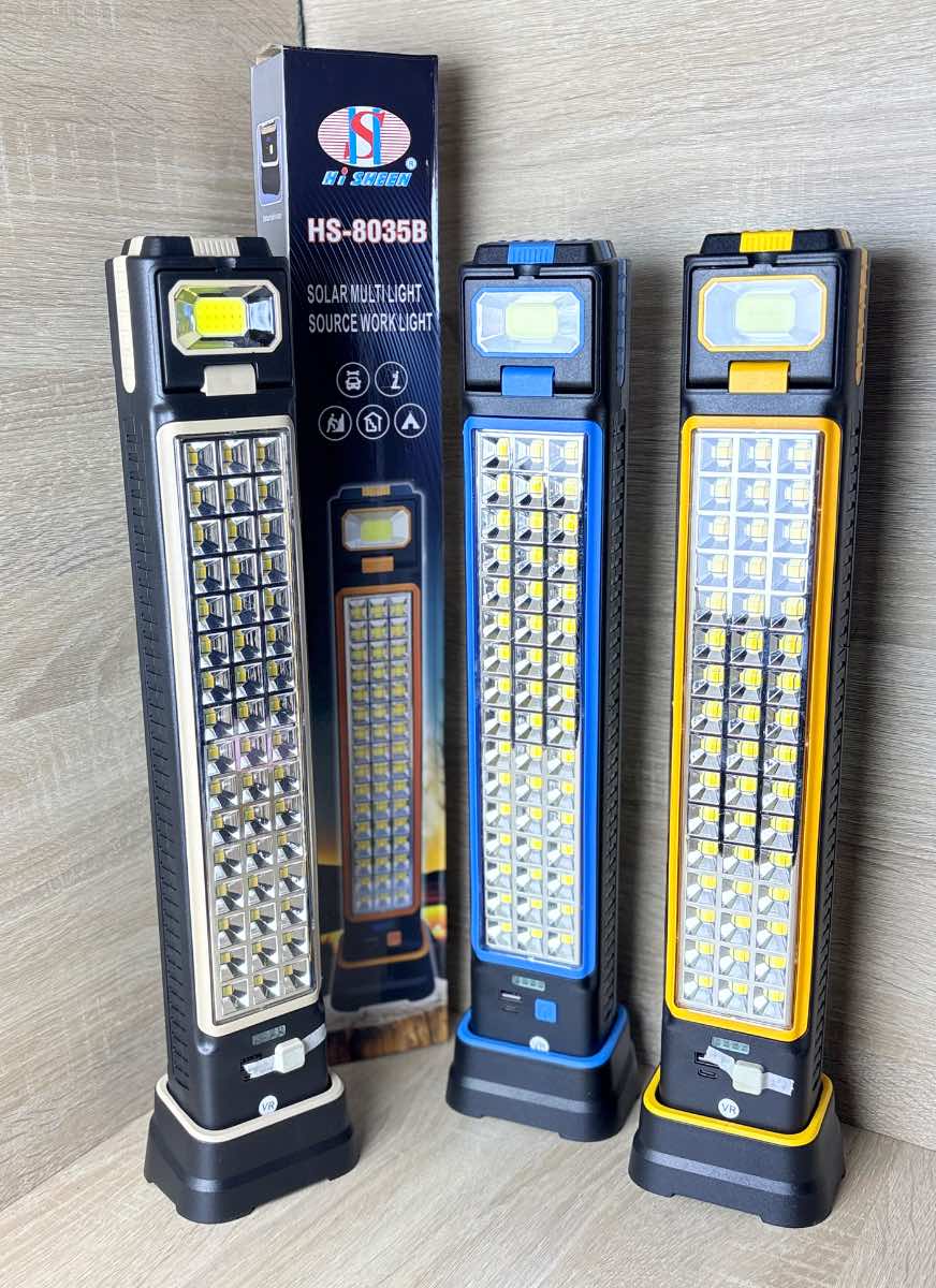 LINTERNA LAMPARA SOLAR HS-8035B