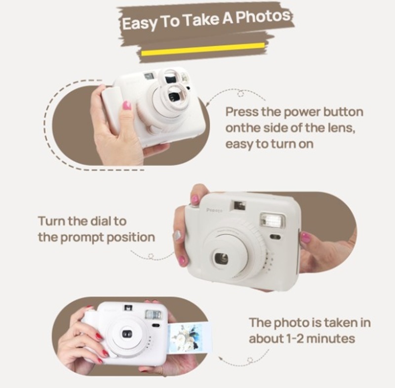 Miniatura 4 de Cámara Instantánea Retro Popoto