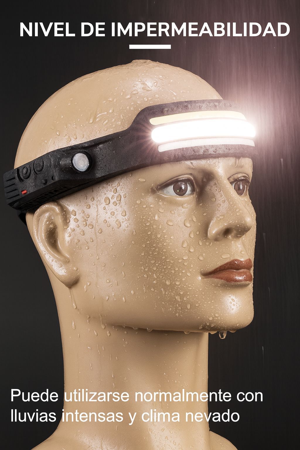 LINTERNA FRONTAL LED