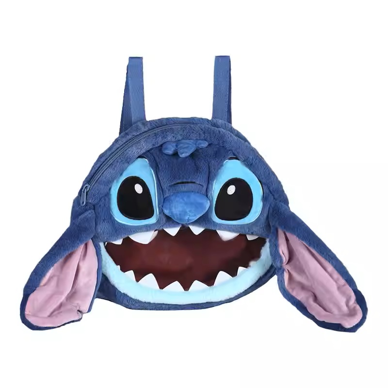 Mochila De Peluche Con Diseño De Stitch