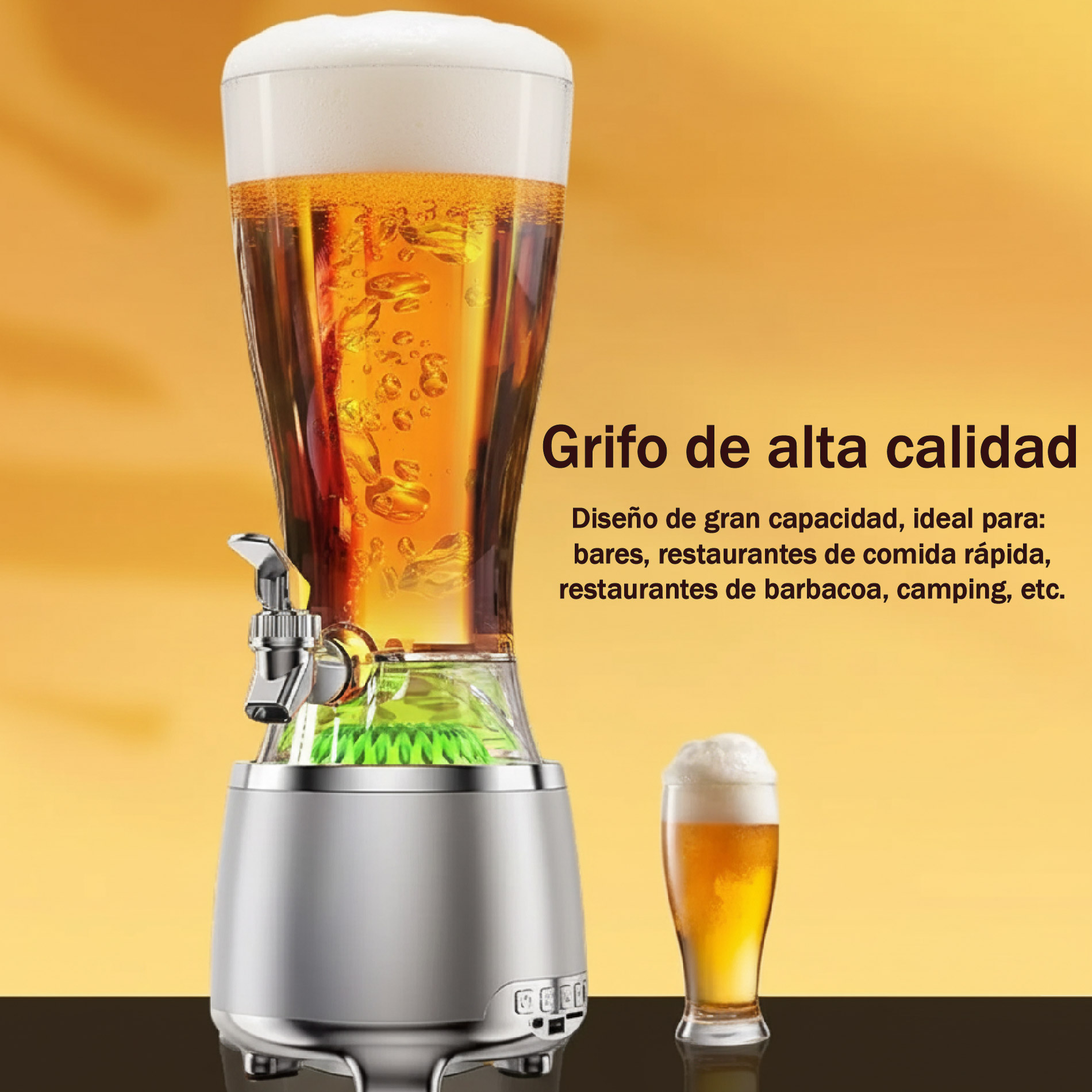 Miniatura 5 de Torre Jirafa Cerveza 2.5L Con Parlante