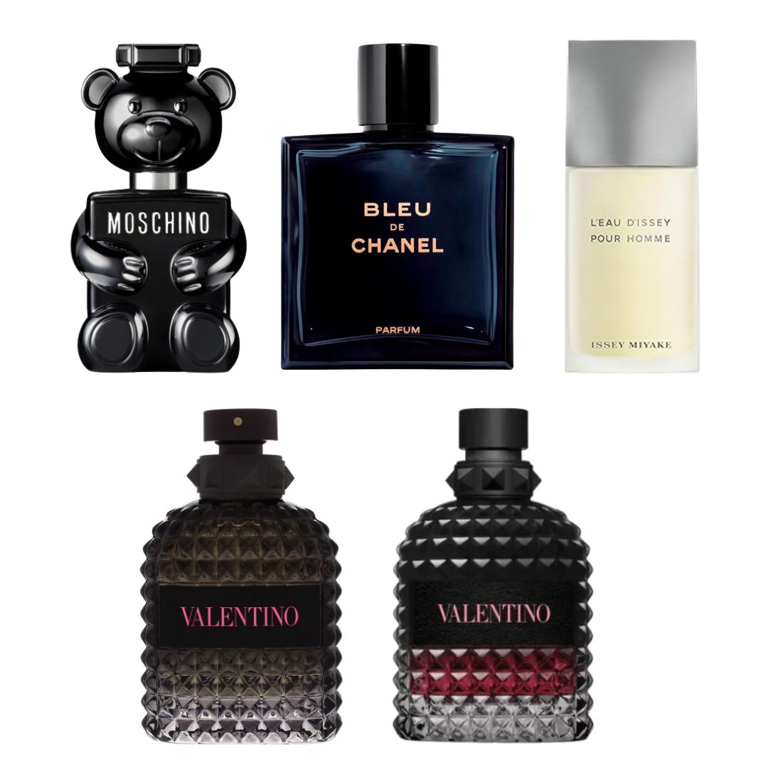 COMBO 5 PERFUMES ESPECIAL PERSONALIZADO