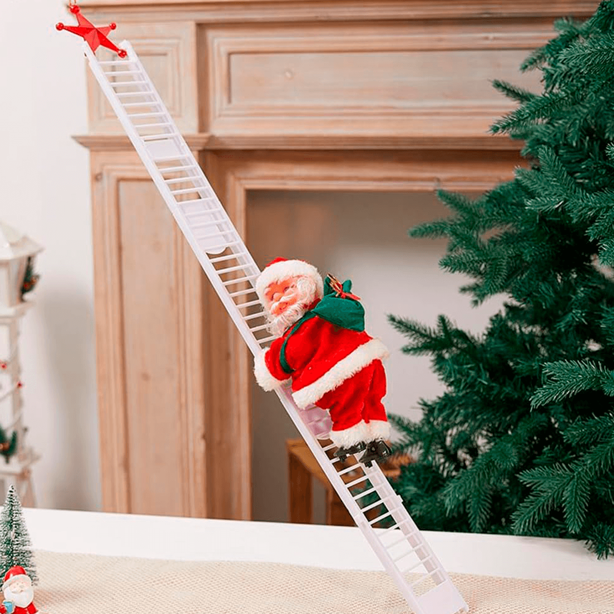 Papá Noel Escalera Sube y Baja L-13