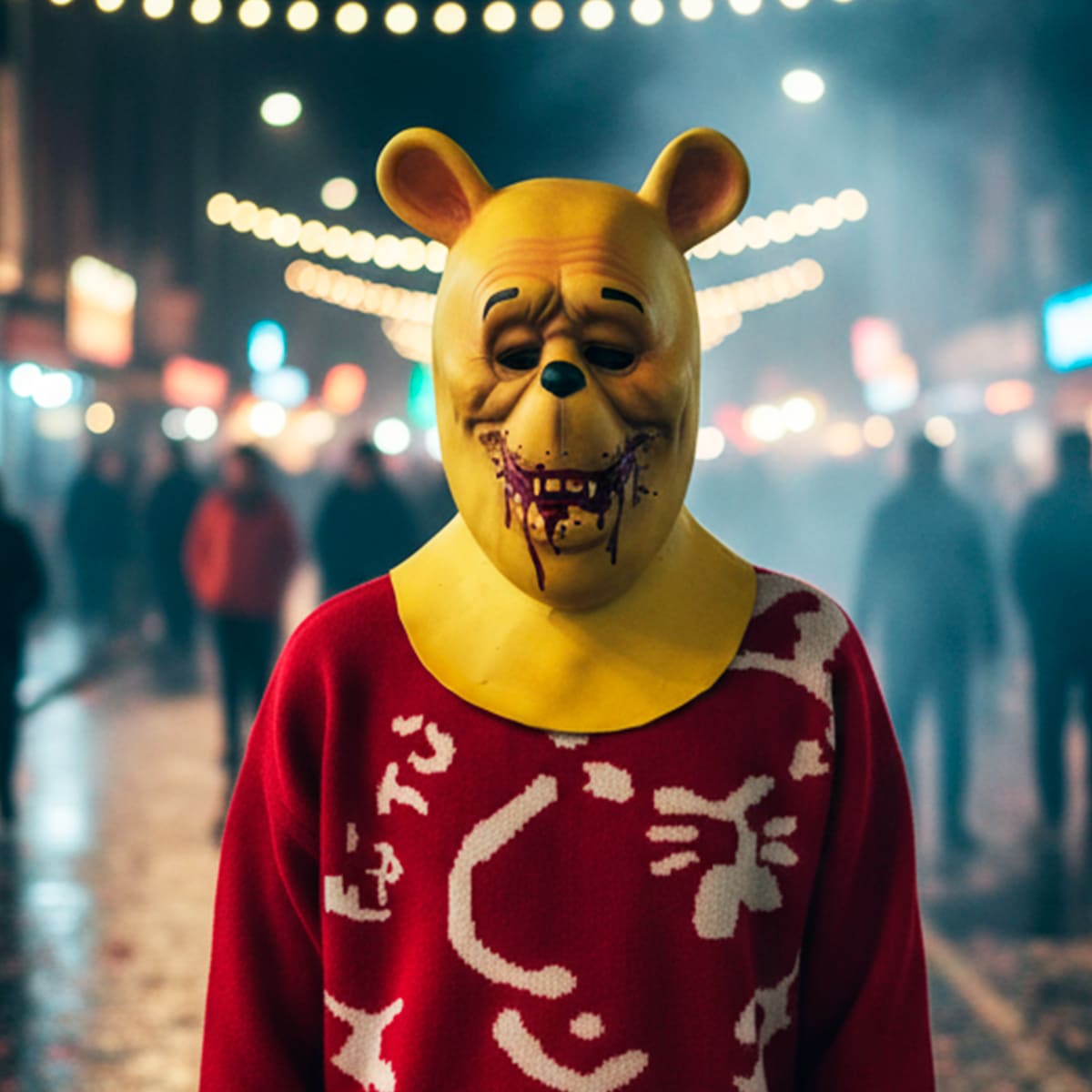 Miniatura 4 de Mascara Winnie the Pooh Latex  AT287-W