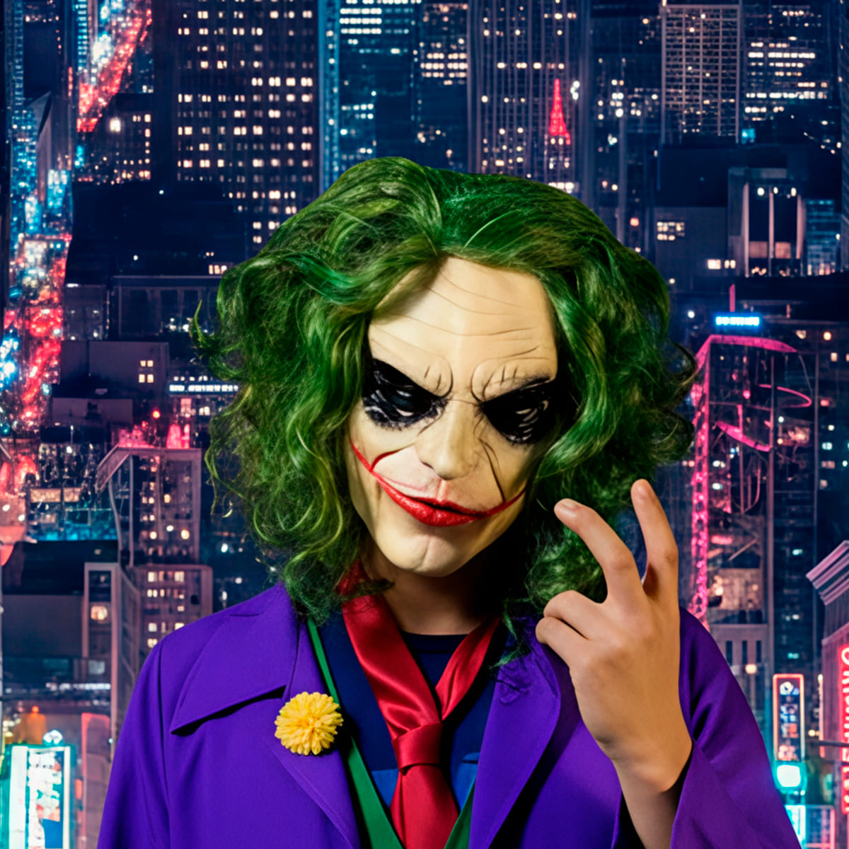 Miniatura 2 de Mascara Guason Joker Latex AT287-JO