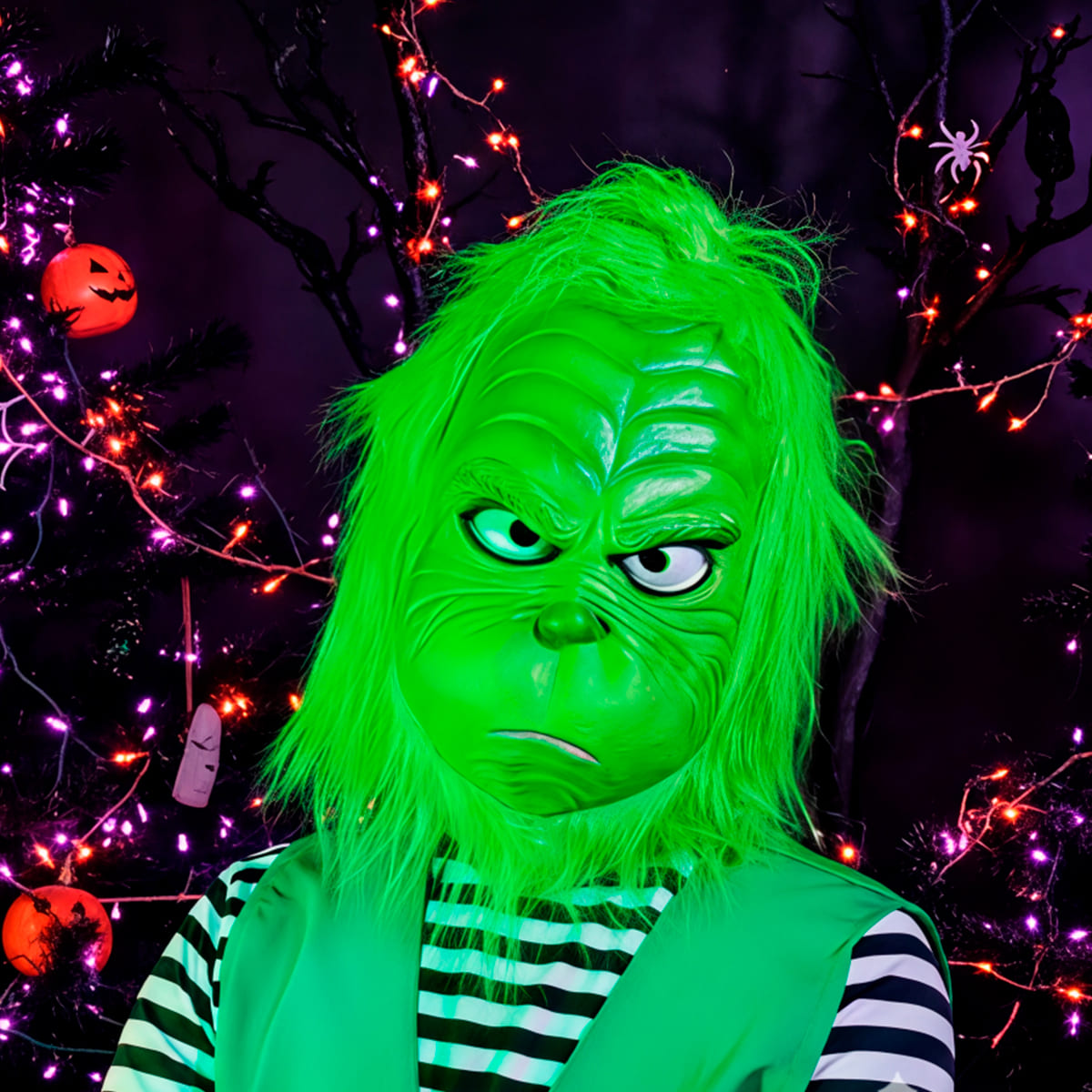 Miniatura 3 de Máscara del Grinch Látex AT287-G