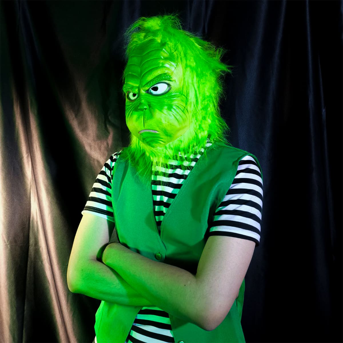 Miniatura 4 de Máscara del Grinch Látex AT287-G