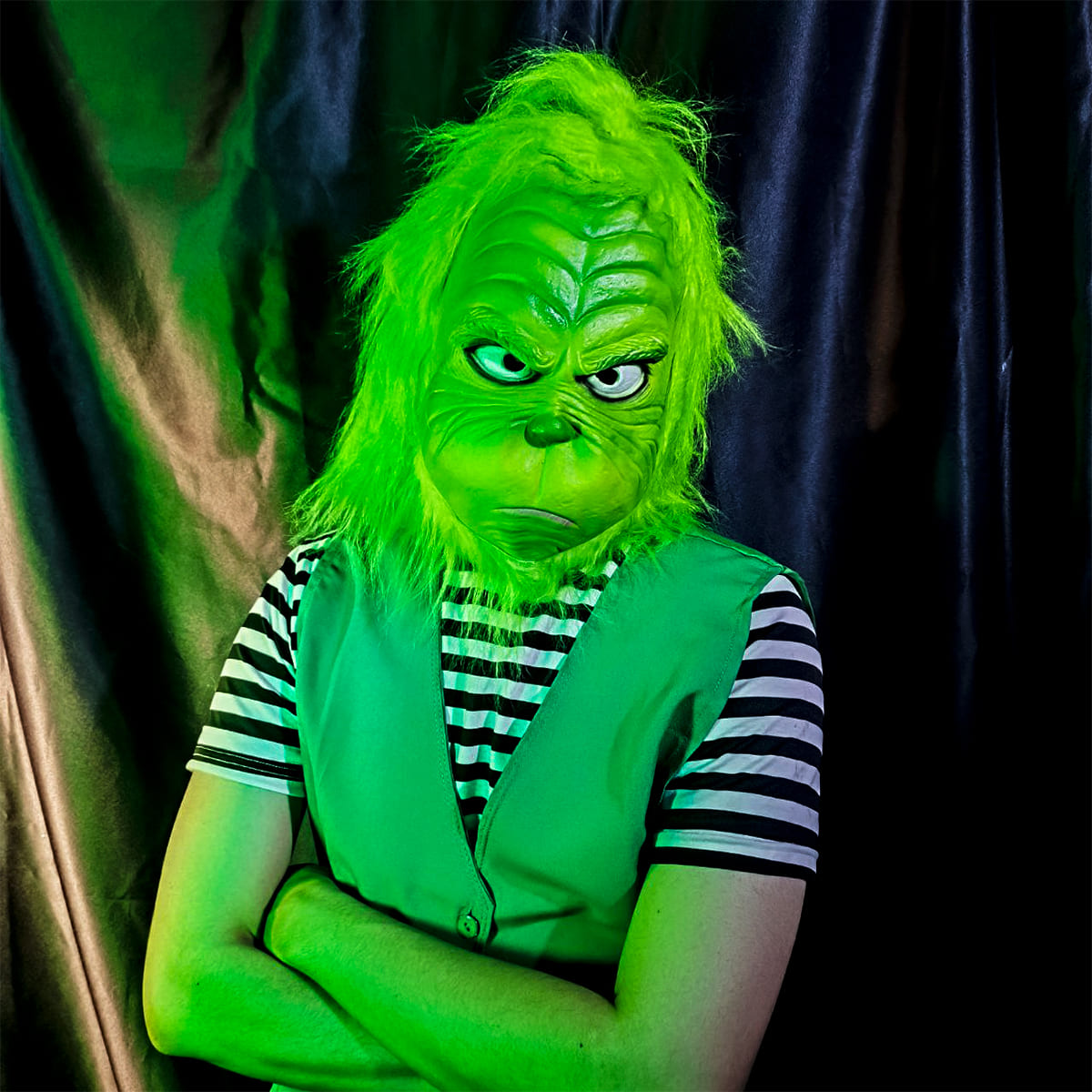 Máscara del Grinch Látex AT287-G