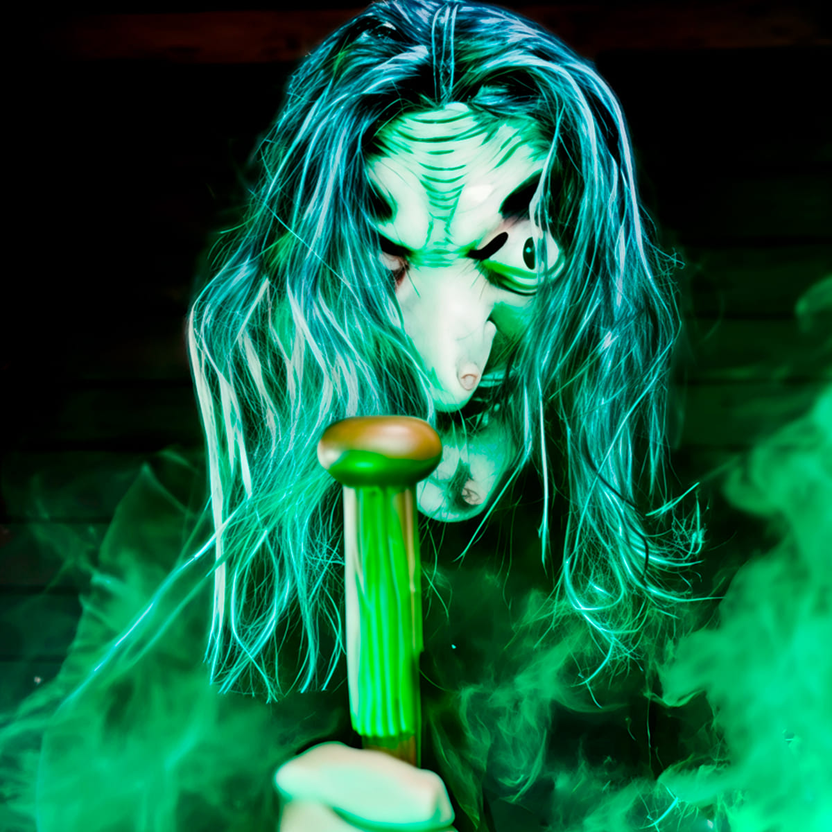 Miniatura 2 de Máscara Bruja Látex AT287-B