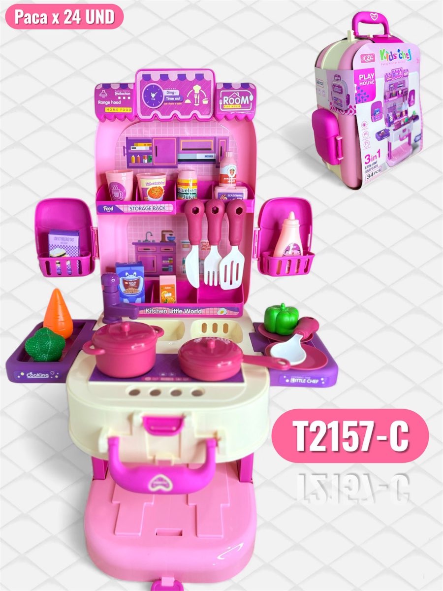 MALETA DE COCINA INFANTIL T2157-C