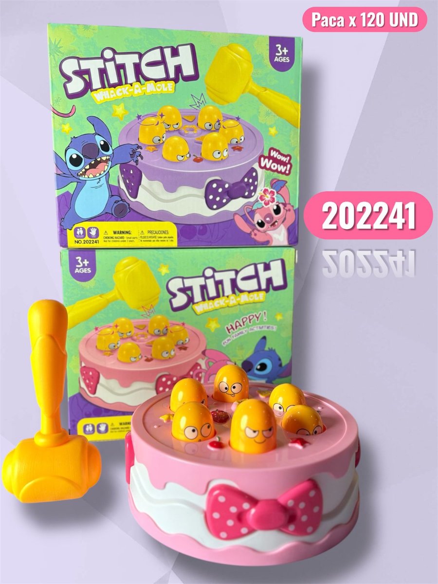 JUEGO GOLPEA EL TOPO STITCH 202241